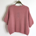 rose pale One Size Pulls - Short sleeve knit van Meisjes Brugge