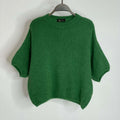 vert bouteille One Size Pulls - Short sleeve knit van Meisjes Brugge