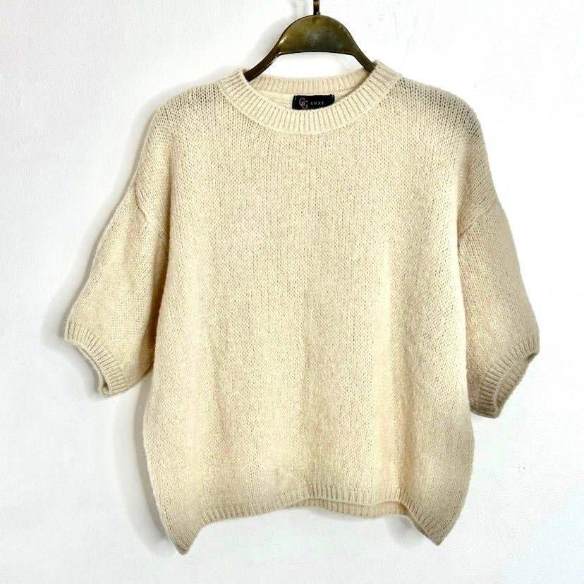 Short sleeve knit - koop Pulls van Meisjes Brugge bij Meisjes Brugge