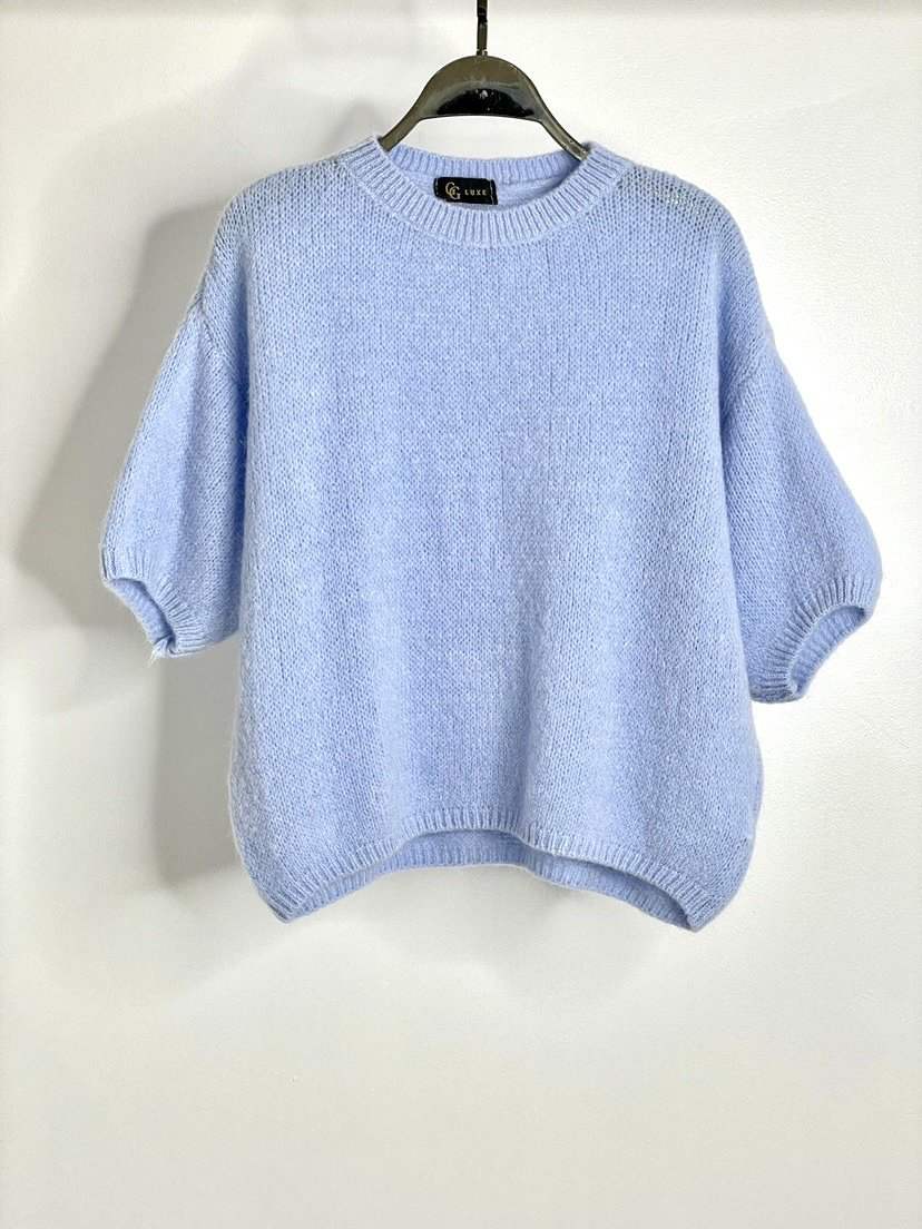 Short sleeve knit - koop Pulls van Meisjes Brugge bij Meisjes Brugge