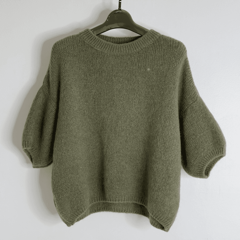 Short sleeve knit - koop Pulls van Meisjes Brugge bij Meisjes Brugge