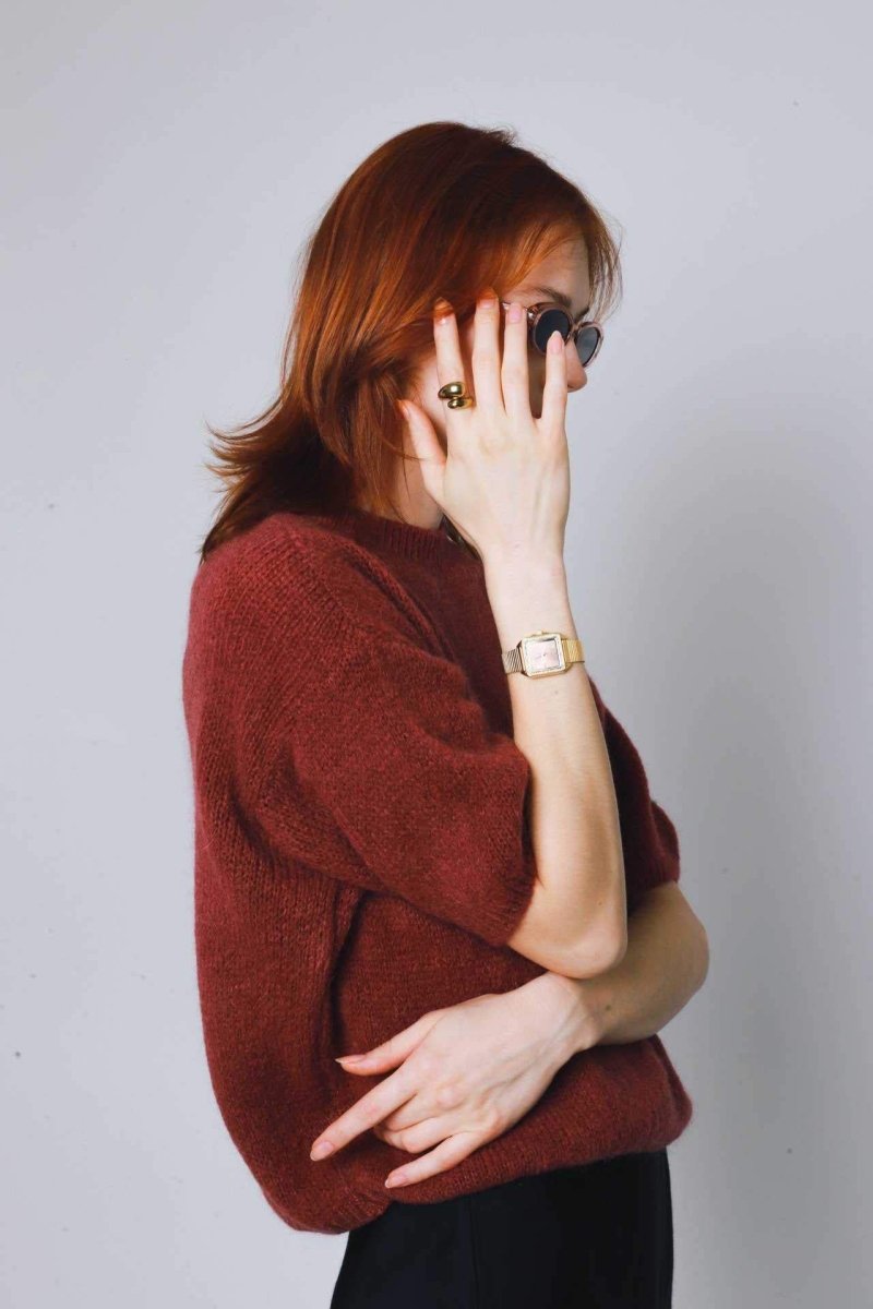 Short sleeve knit - koop Pulls van Meisjes Brugge bij Meisjes Brugge