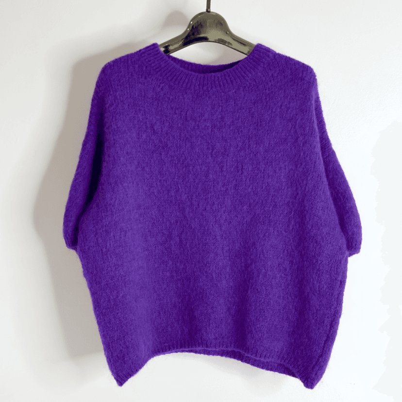 Short sleeve knit - koop Pulls van Meisjes Brugge bij Meisjes Brugge