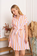 Sien Striped Dress - koop Jurken van Kilky bij Meisjes Brugge
