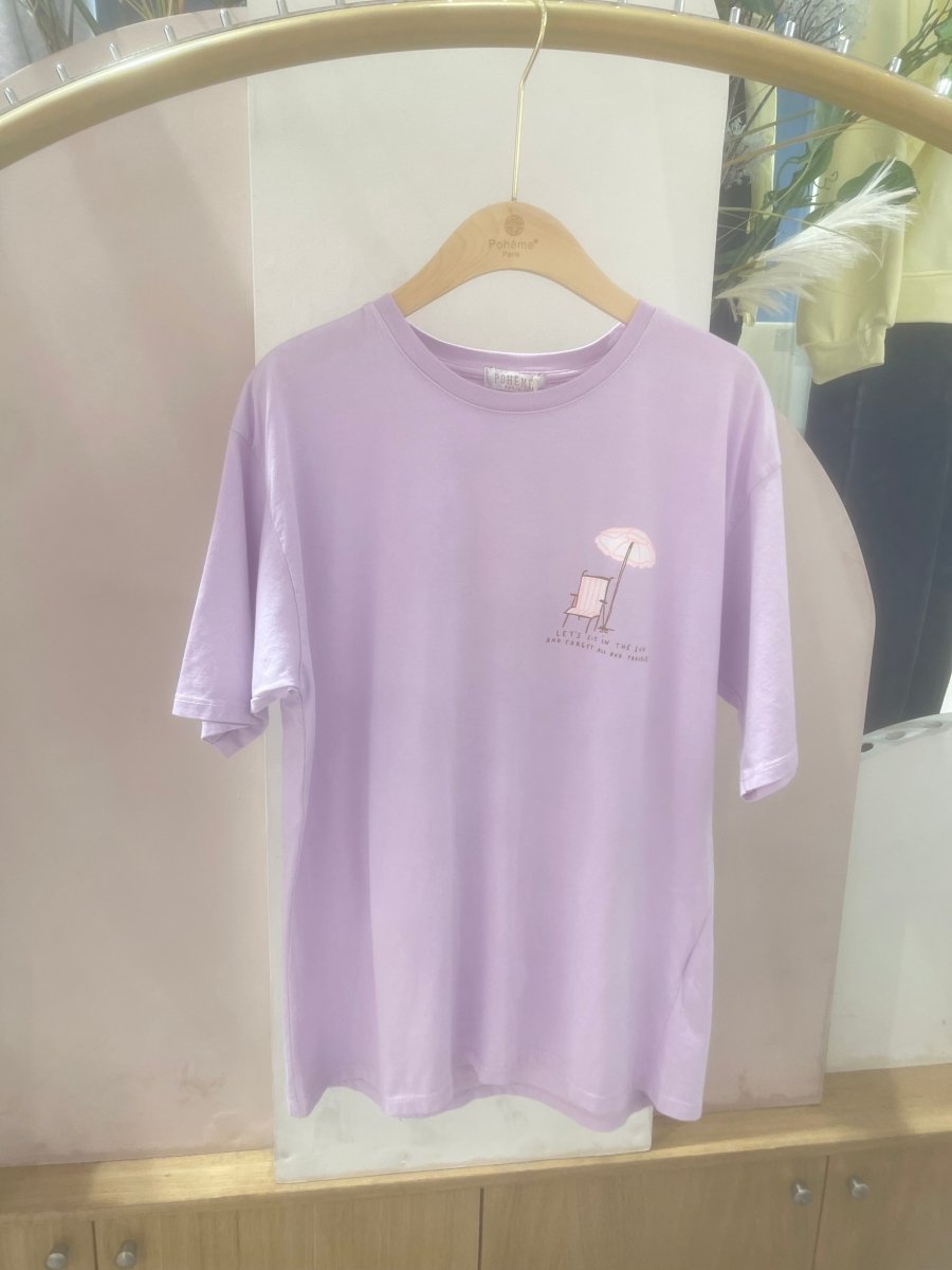Sit in the Sun T-shirt van Meisjes Brugge – T-shirts voor dames | Meisjes Brugge