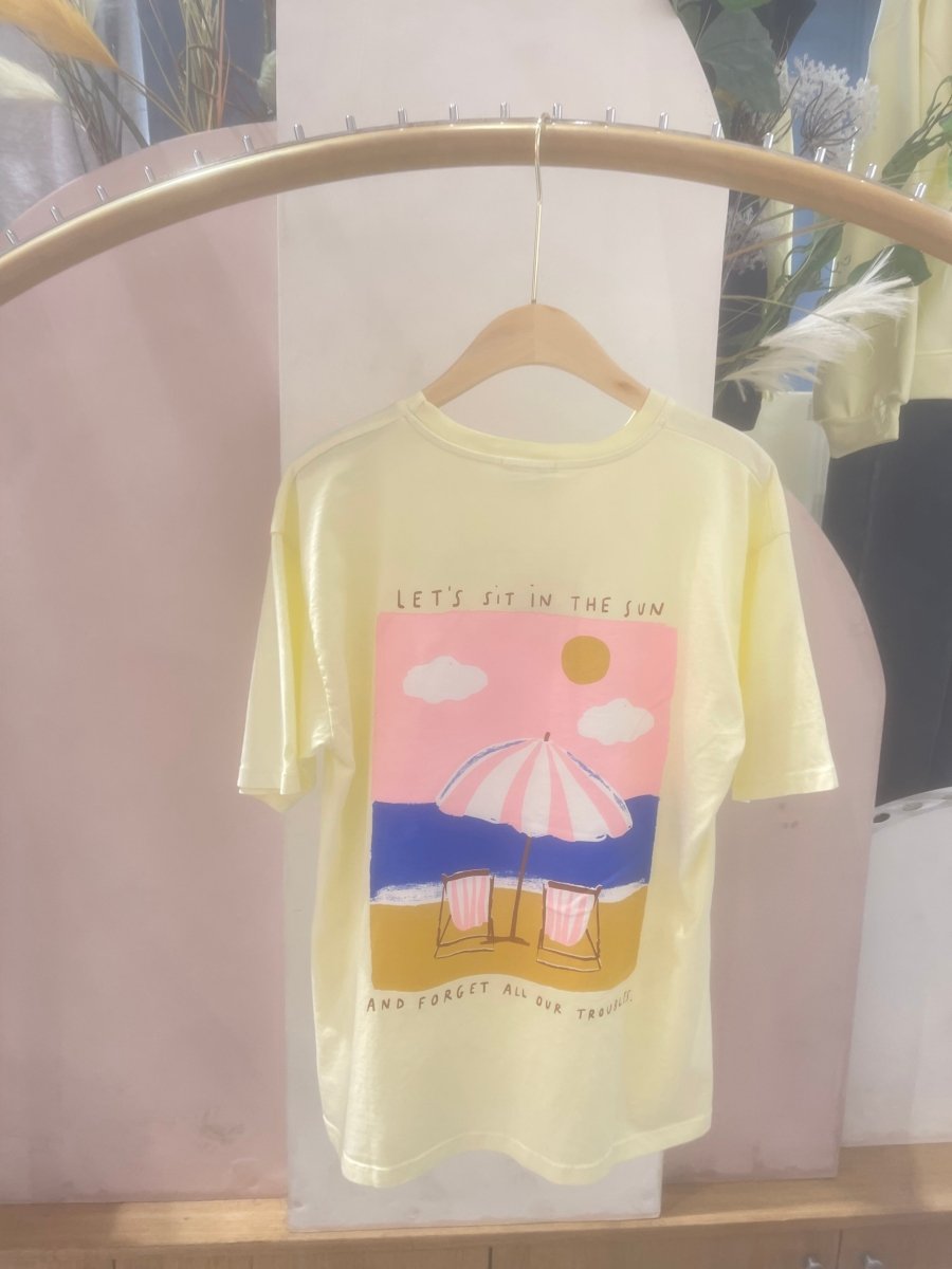 Sit in the Sun T-shirt – T-shirts voor dames in kleur | Meisjes