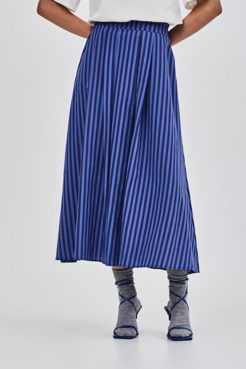BLM blue stripes Rokken - Skorient Skirt - SS26 van CKS
