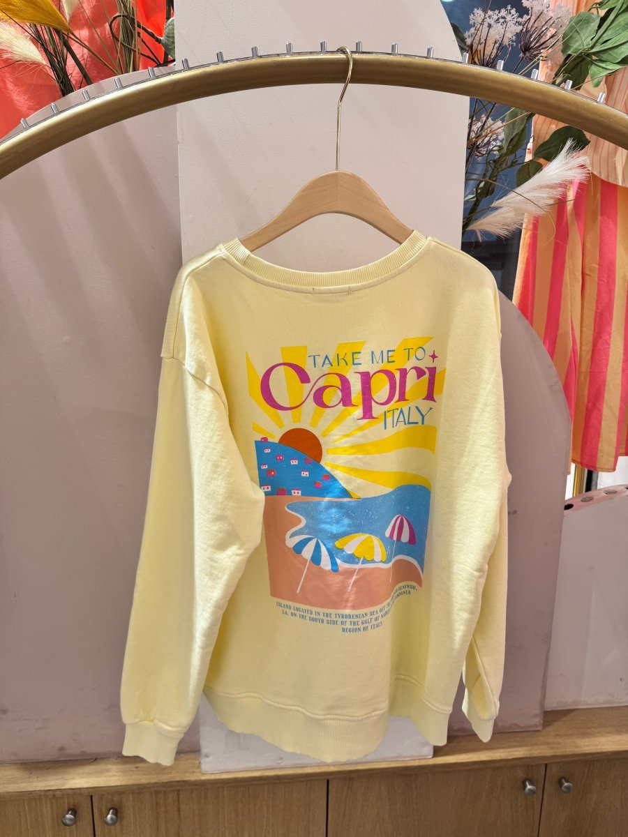 Take me to Capri Sweat – Sweaters voor dames in kleur | Meisjes