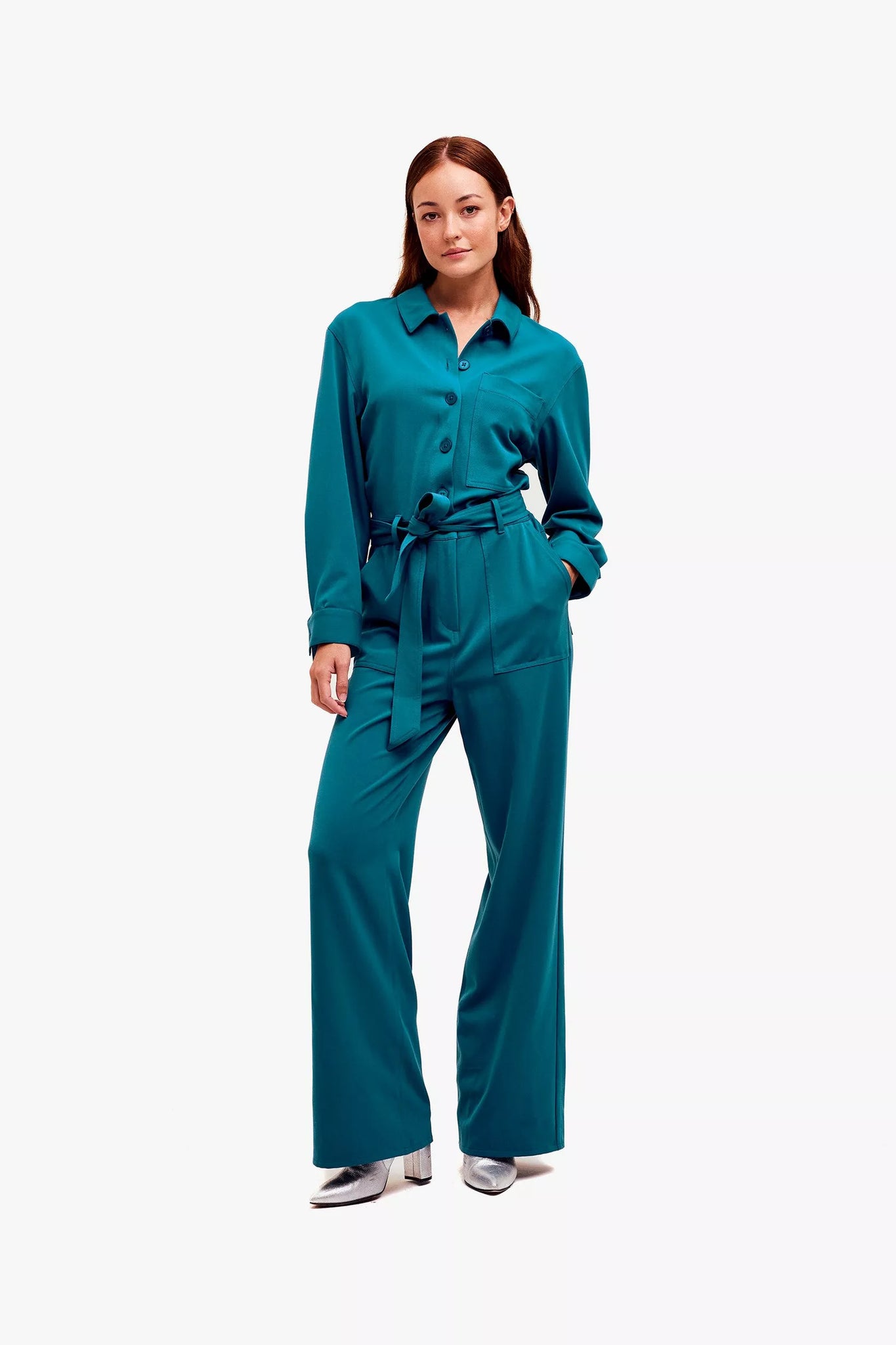 BLM-blauw Jumpsuits - Teddy Jumpsuit van CKS