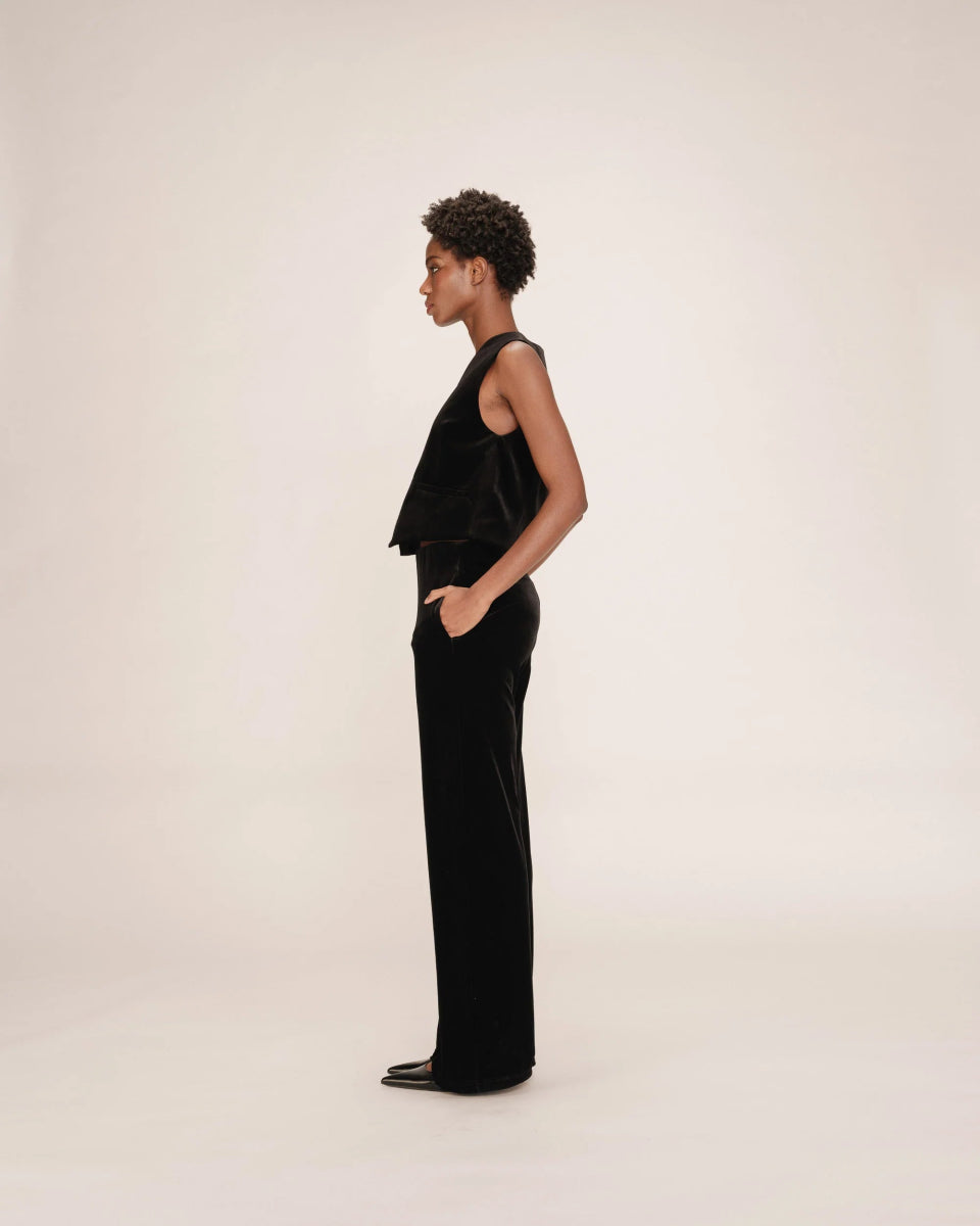 Broeken - Tiger Velvet Pantalon van Grace and Mila