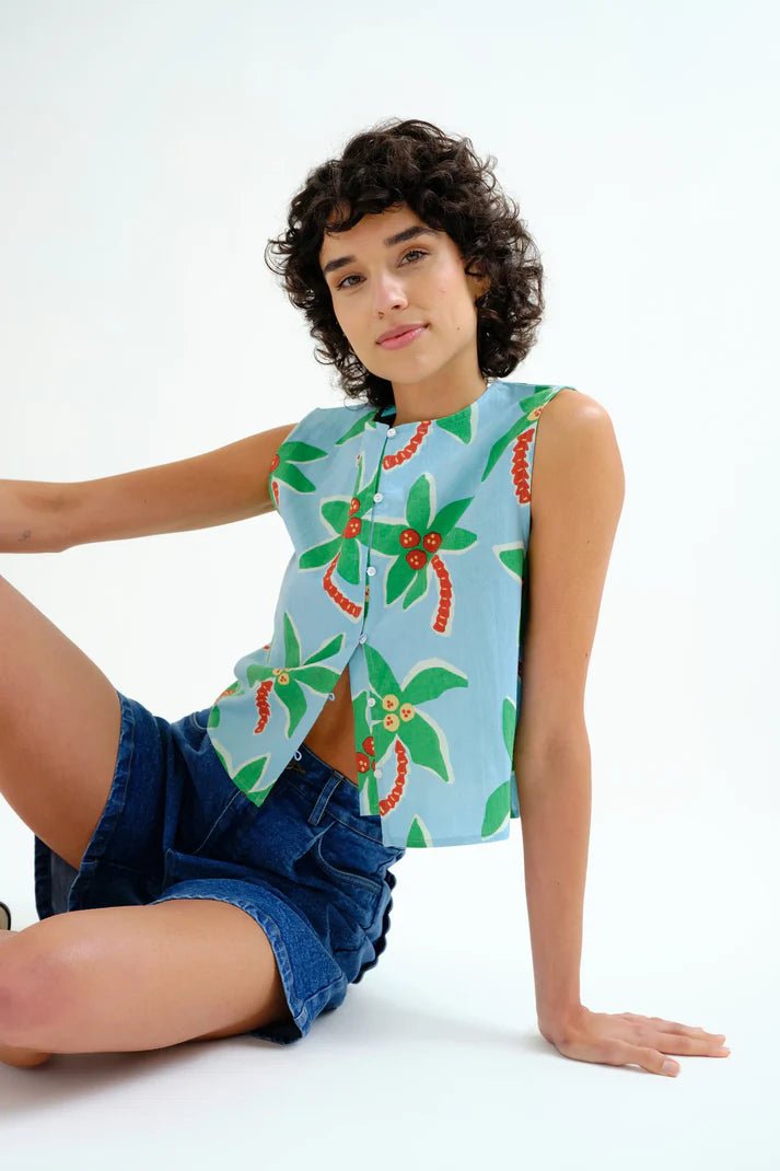 Top con estampado Cocotero Big – Tops voor dames in kleur | Meisjes