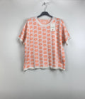 coral One Size Pulls - Flower pattern knit van Meisjes