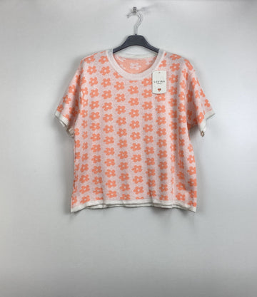 coral One Size Pulls - Flower pattern knit van Meisjes