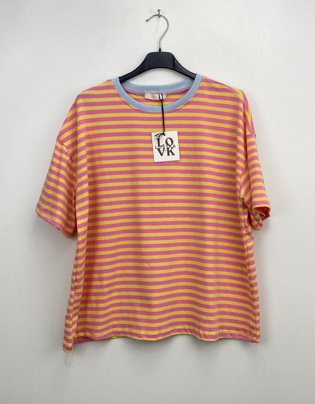 Striped contrast Tee