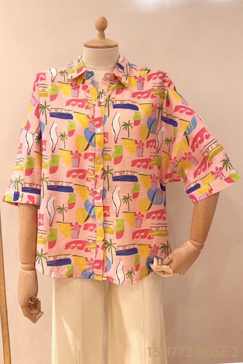 Tropical shirt - koop Shirts van Season bij Meisjes Brugge