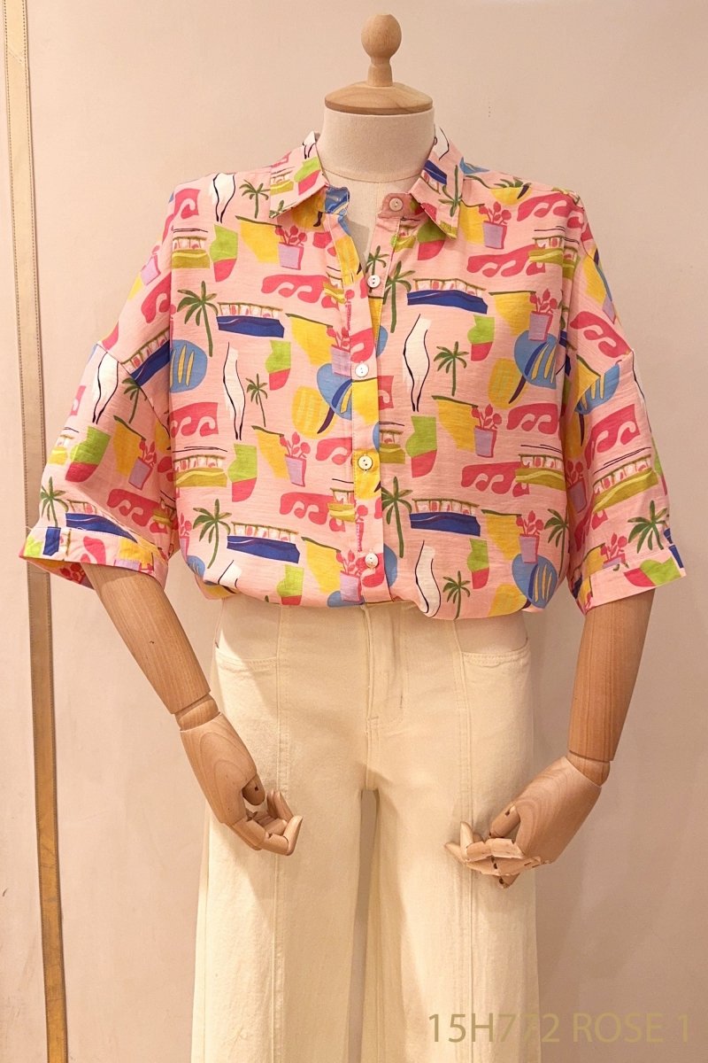 Tropical shirt - koop Shirts van Season bij Meisjes Brugge