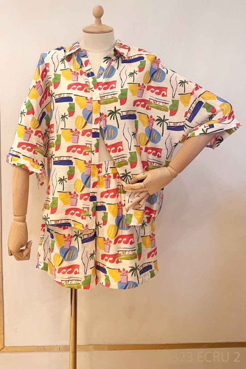 Tropical shirt - koop Shirts van Season bij Meisjes Brugge