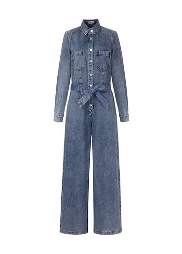 Jumpsuits - Verbena Denim Blue Jumpsuit van FRNCH