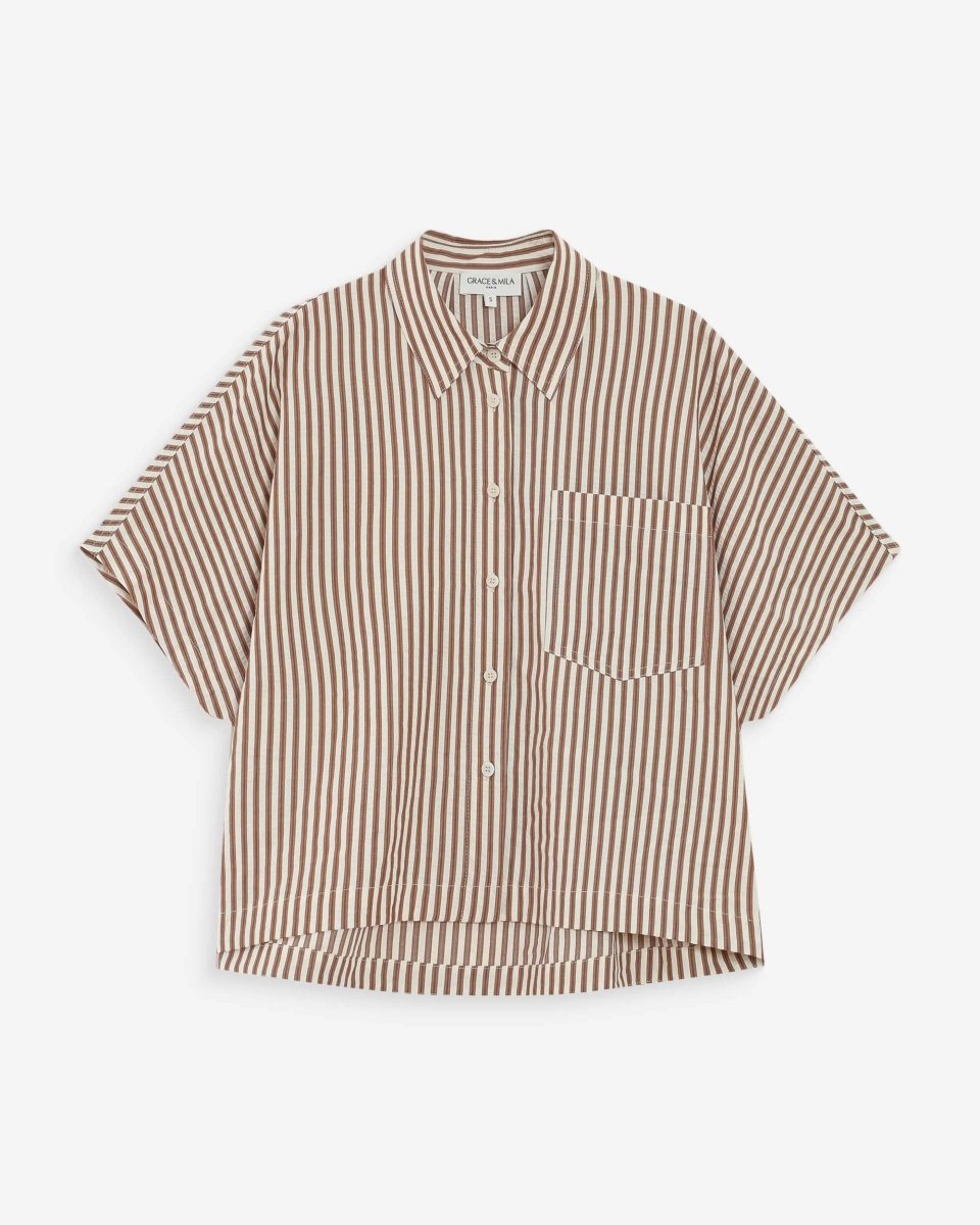 Vercia Chemise van Grace and Mila – Shirts voor dames | Meisjes Brugge