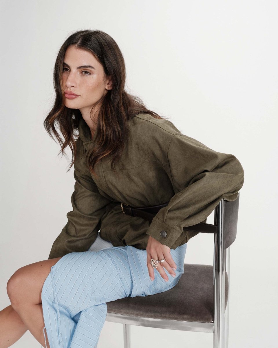 Kaki Jassen - Verve Veste van Grace and Mila