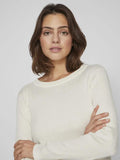 Tops Viabella Rib L/S Knit Top - Noos van Vila