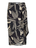 Black Beauty BIRCH Rokken - Vialinia Midi Sharong Skirt van Vila