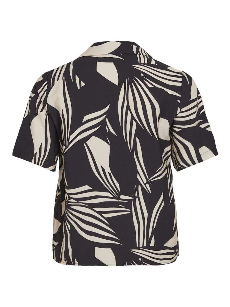 Black Beauty BIRCH Shirts - Vialinia S/S Shirt van Vila