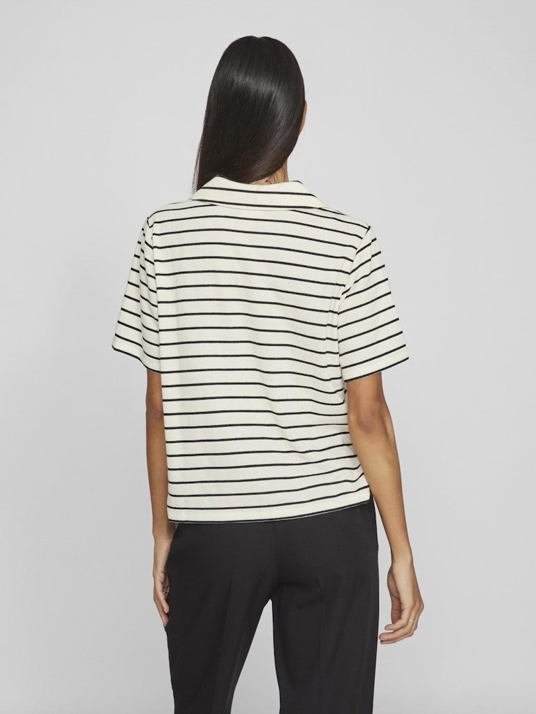 Tops - Vialo V-Neck S/S Top van Vila