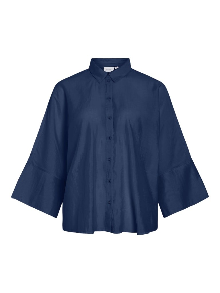 Viaspyn New 3/4 Loose Shirt – Shirts voor dames in kleur | Meisjes