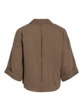 Viavelina V-Neck 3/4 Shirt van Vila – Shirts voor dames | Meisjes Brugge
