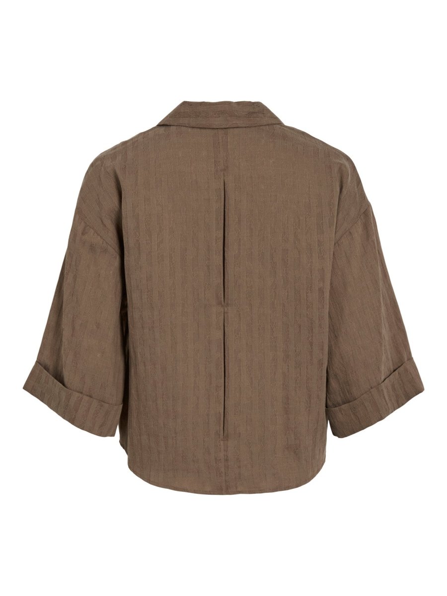 Viavelina V-Neck 3/4 Shirt van Vila – Shirts voor dames | Meisjes Brugge