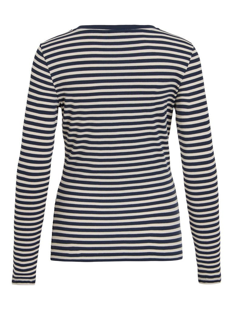 Viavera O-Neck L/S Top van Vila – Tops voor dames | Meisjes Brugge