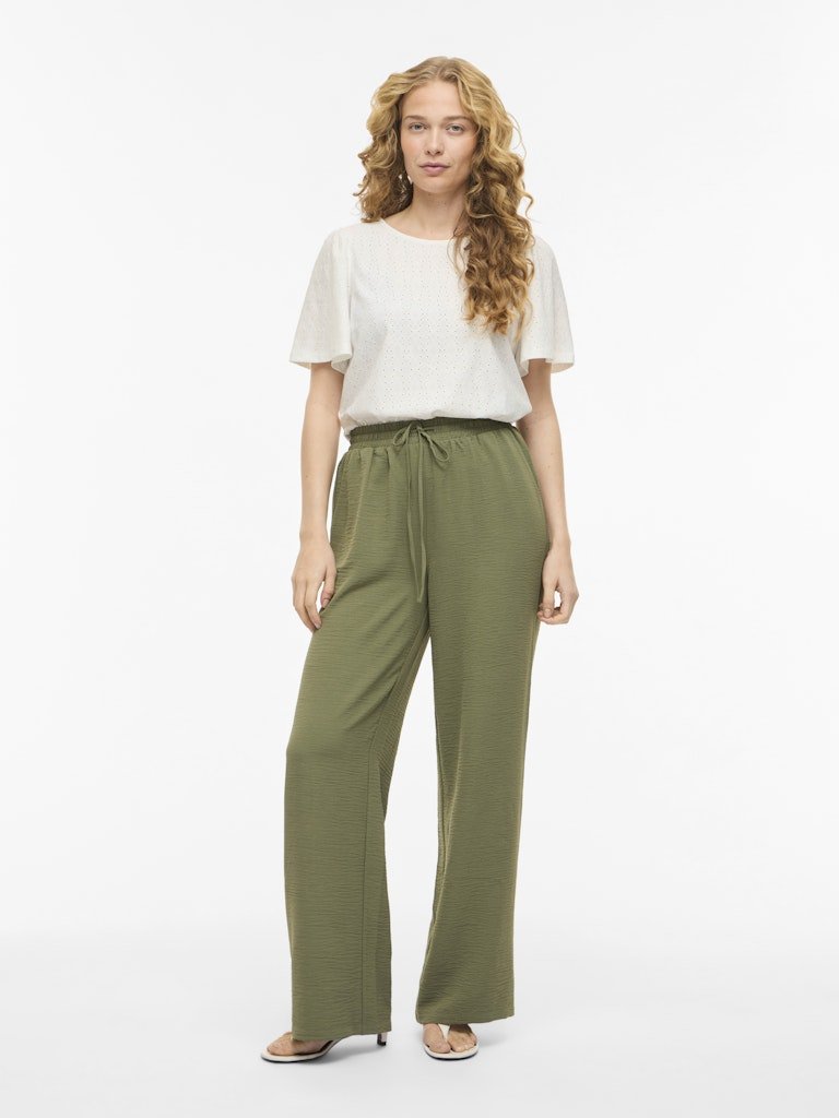 Vibelli O-Neck S/S Top - Noos van Vila – Tops voor dames | Meisjes Brugge