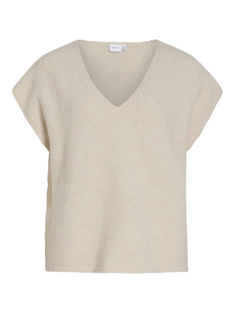 40% Vibenna Loose S/S Knit Top - Noos van Vila – Pulls voor dames | Meisjes Brugge