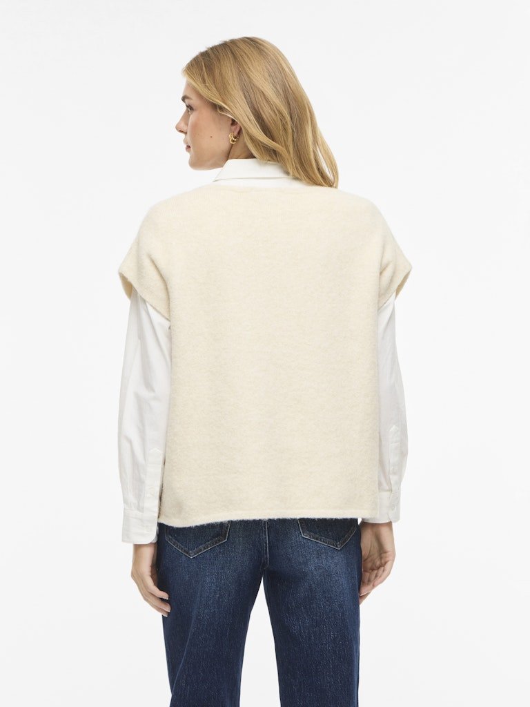 40% Vibenna Loose S/S Knit Top - Noos van Vila – Pulls voor dames | Meisjes Brugge