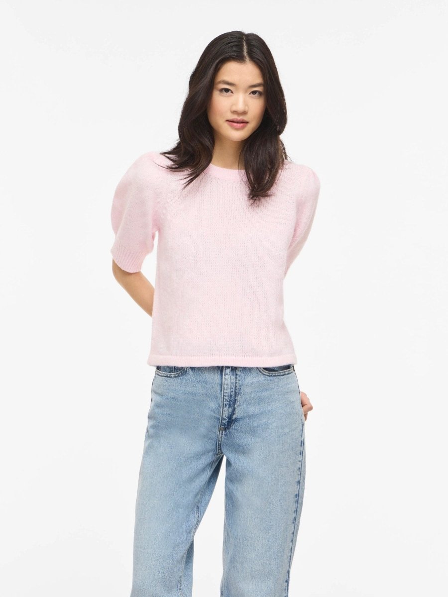 Pulls - Vibibbi Short 2/4 Sleeve Knit Top van Vila
