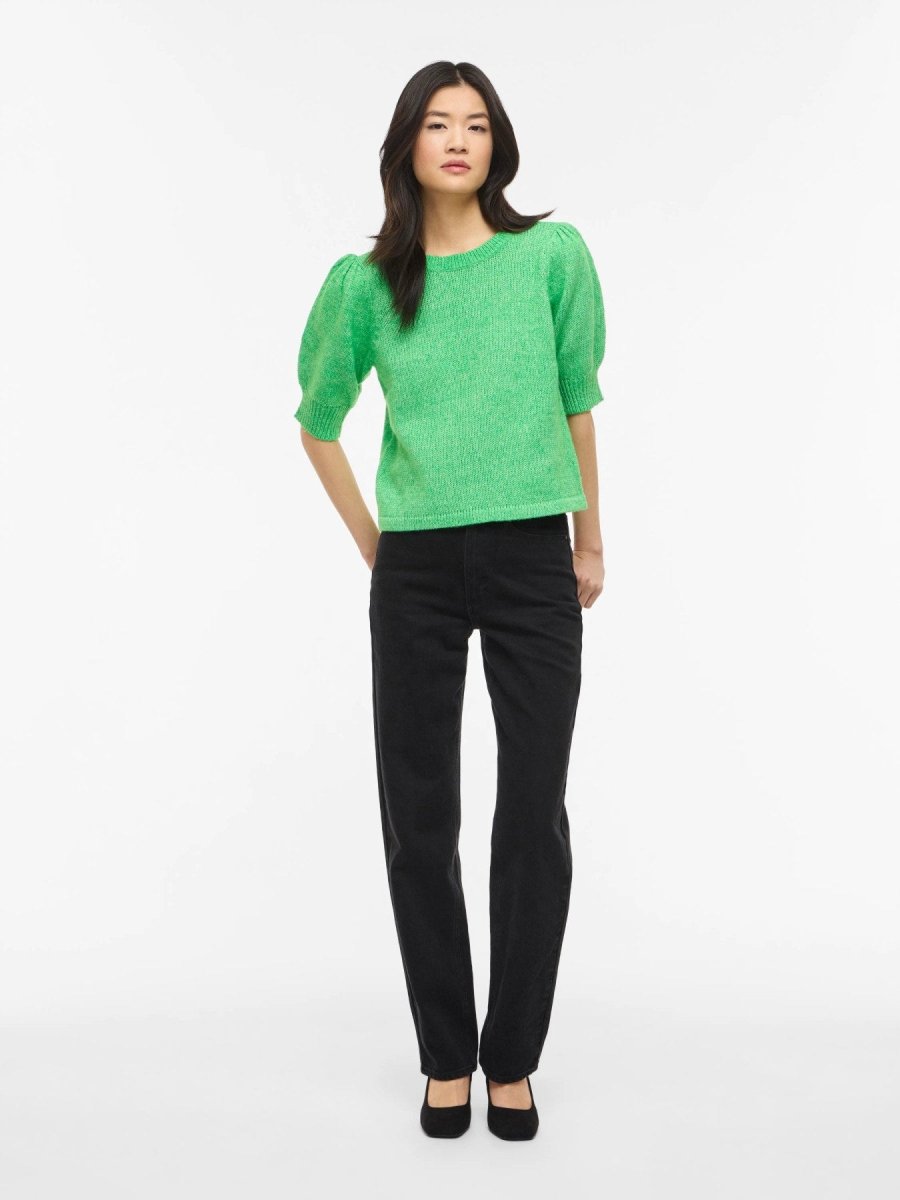 Pulls - Vibibbi Short 2/4 Sleeve Knit Top van Vila