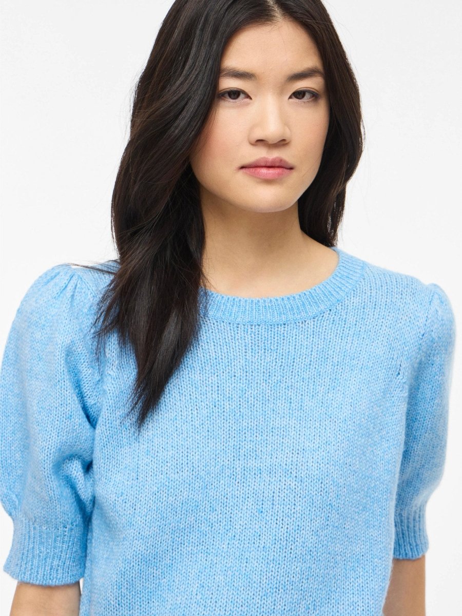 All aboard Pulls - Vibibbi Short 2/4 Sleeve Knit Top van Vila