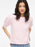 Cherry blossom Pulls - Vibibbi Short 2/4 Sleeve Knit Top van Vila