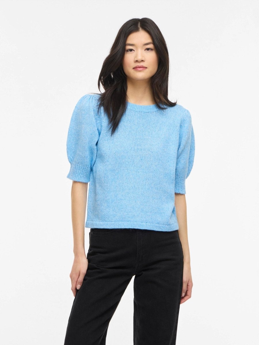 Pulls - Vibibbi Short 2/4 Sleeve Knit Top van Vila
