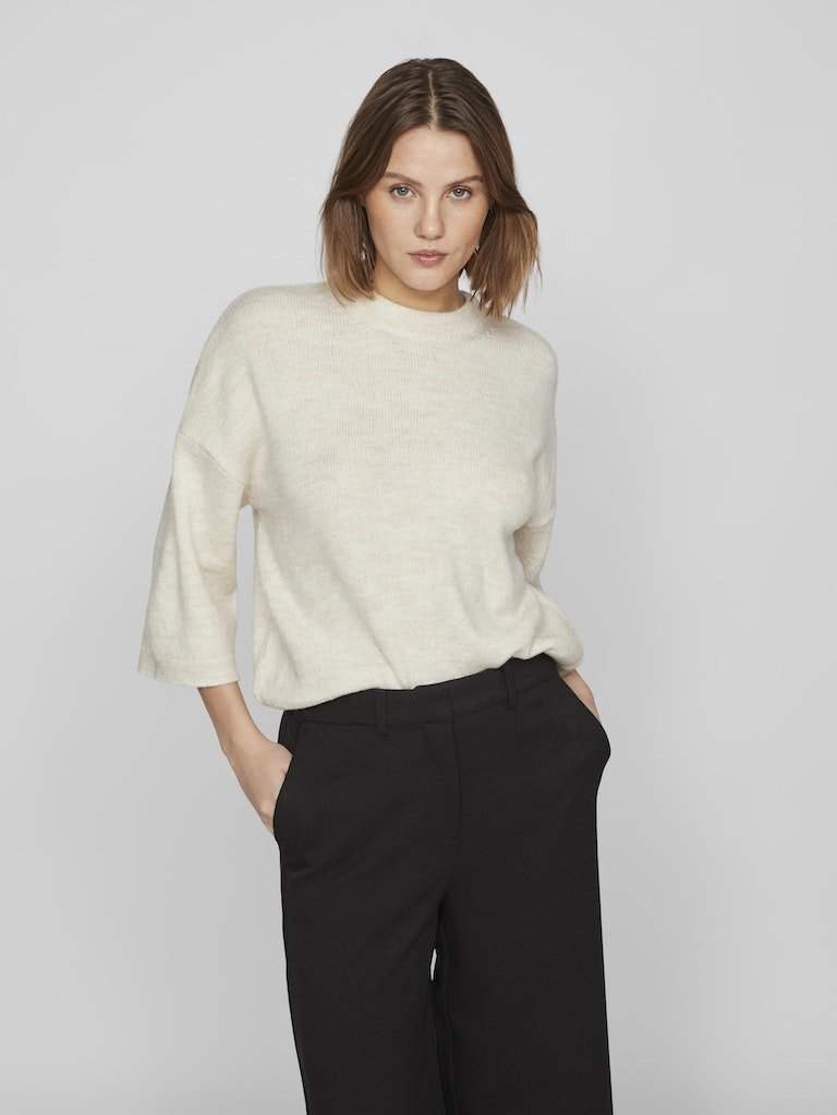 Tops Vibiola 3/4 Wide Sleeve Knit Top van Vila