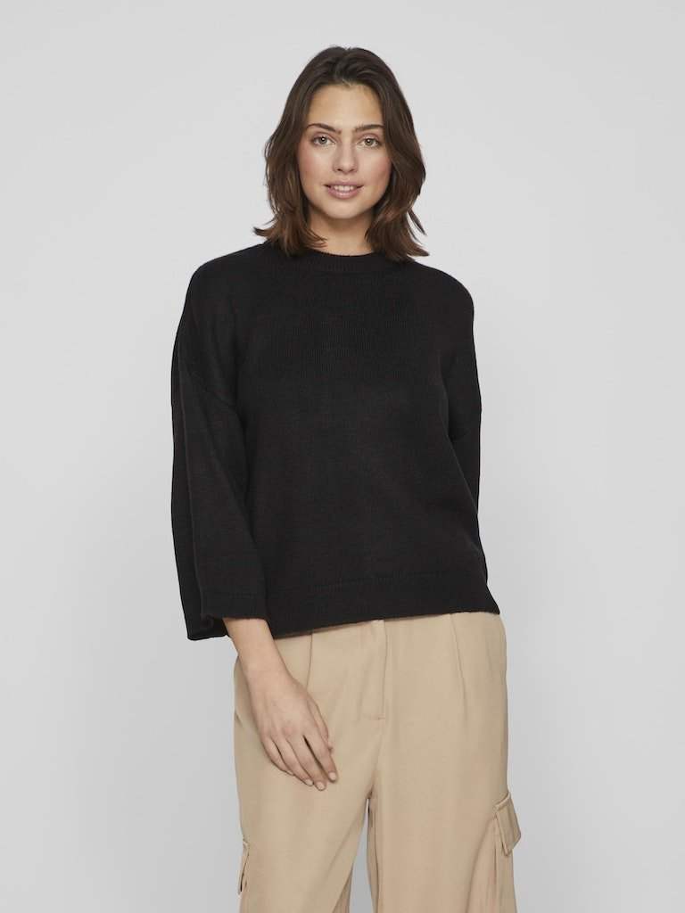 Tops Vibiola 3/4 Wide Sleeve Knit Top van Vila