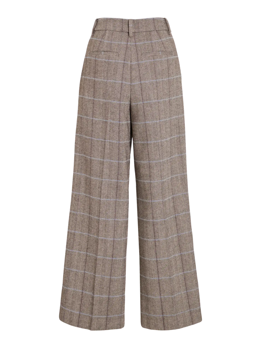 Vicelin Hw Wide Tailored Pants van Vila – Broeken voor dames | Meisjes Brugge