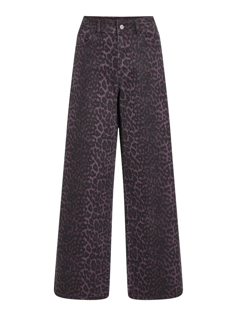 Vichia Hw Colorful Leo Jeans - koop Jeans van Vila bij Meisjes Brugge