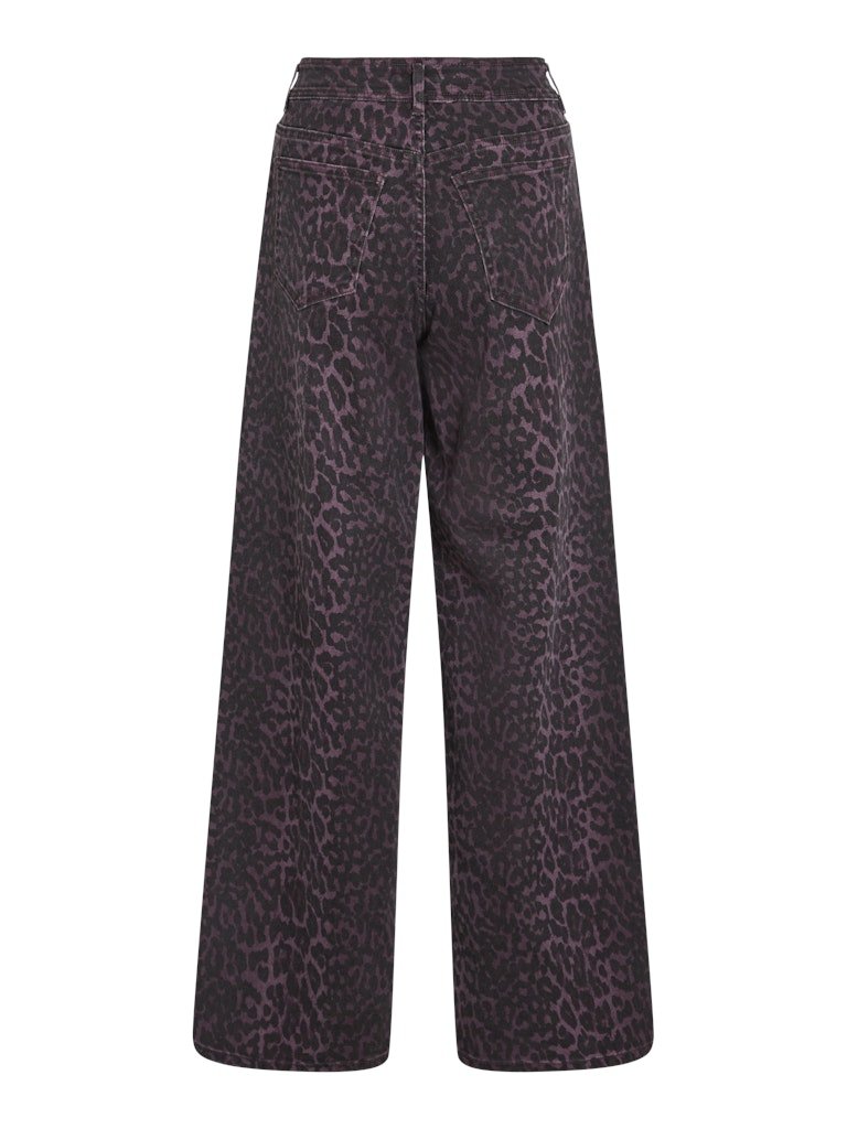 Vichia Hw Colorful Leo Jeans - koop Jeans van Vila bij Meisjes Brugge