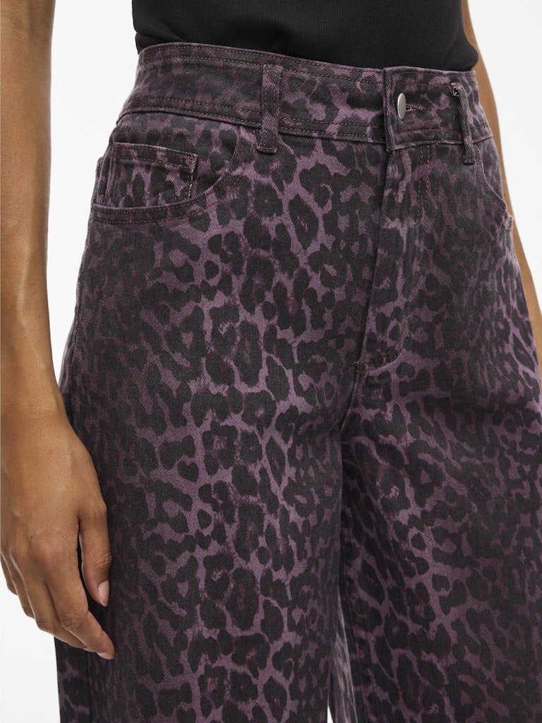 Vichia Hw Colorful Leo Jeans - koop Jeans van Vila bij Meisjes Brugge