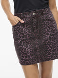 Vichia Leopard Short Skirt - koop Rokken van Vila bij Meisjes Brugge