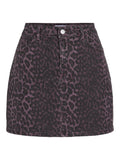 Vichia Leopard Short Skirt - koop Rokken van Vila bij Meisjes Brugge