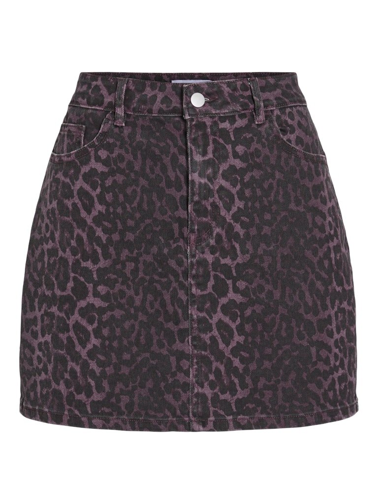 Vichia Leopard Short Skirt - koop Rokken van Vila bij Meisjes Brugge