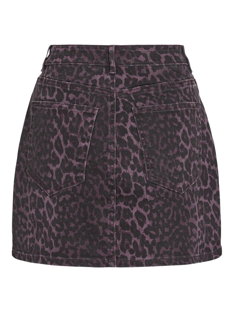 Vichia Leopard Short Skirt - koop Rokken van Vila bij Meisjes Brugge